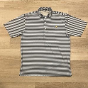 Turtleson Blue Stripe Golf Polo